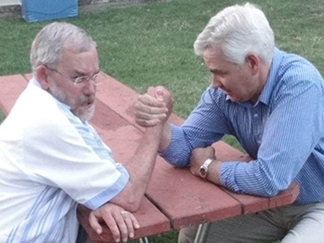 Candidates Arm-wrestle over issues